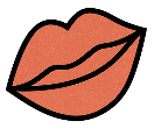 Pale Orange Yellow Lips