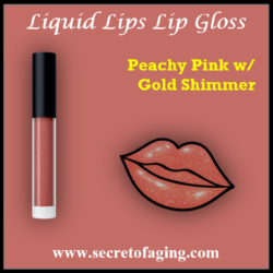 Peachy Pink with Gold Shimmer