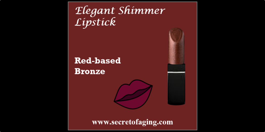 Red-based Bronze Elegant Shimmer Lipstick