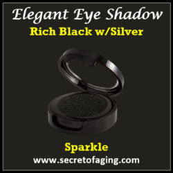 Rich Black with Silver Sparkle