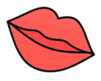 Sheer Red Lip