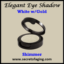 White with Gold Shimmer