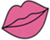 Bright Fuchsia Pink Lip