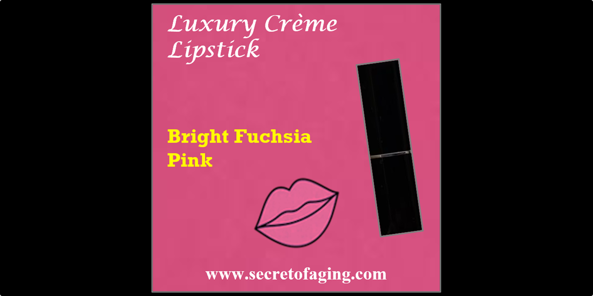 Bright Fuchsia Pink Luxury Creme Lipstick
