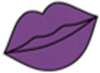 Bright Purple Lip