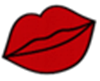 Bright Red Lip