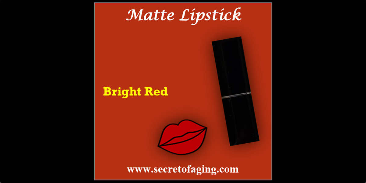 Bright Red Matte Lipstick