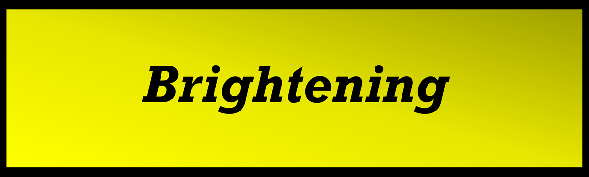 Brightening by Secret of Aging