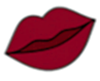 Cherry Red Pink with Blue UT Lip