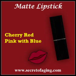 Cherry Red Pink with Blue Undertone