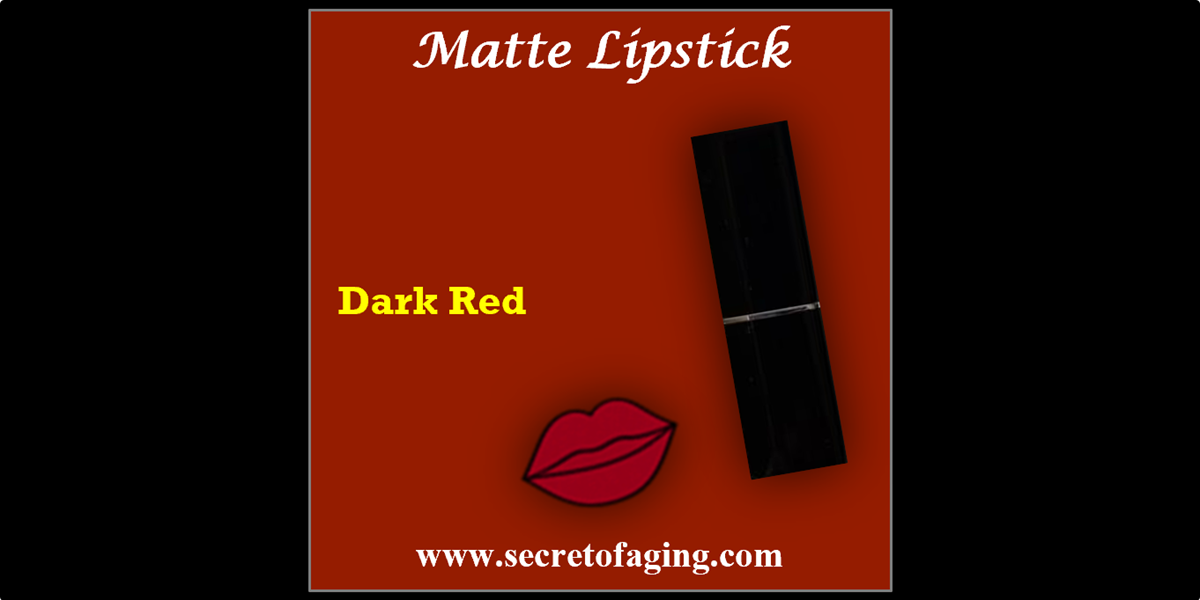 Dark Red Matte Lipstick