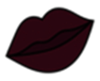 Deep Eggplant with Red UT Lip