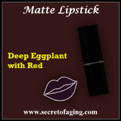 Deep Eggplant with Red Undertone