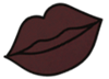 Deep Eggplant with Red Undertone Lip