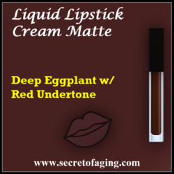 Deep Eggplant with Red Undertone