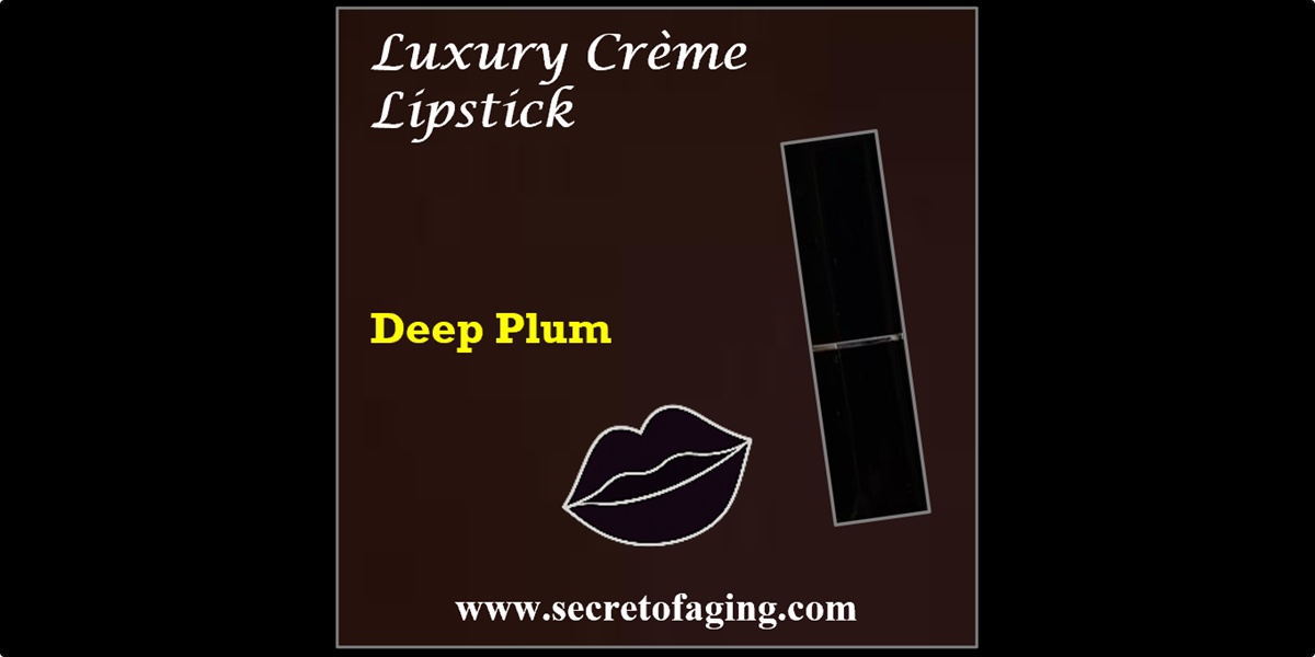 Deep Plum Luxury Creme Lipstick