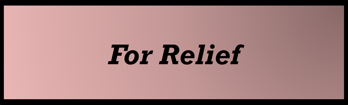 For Relief by Secret of Aging