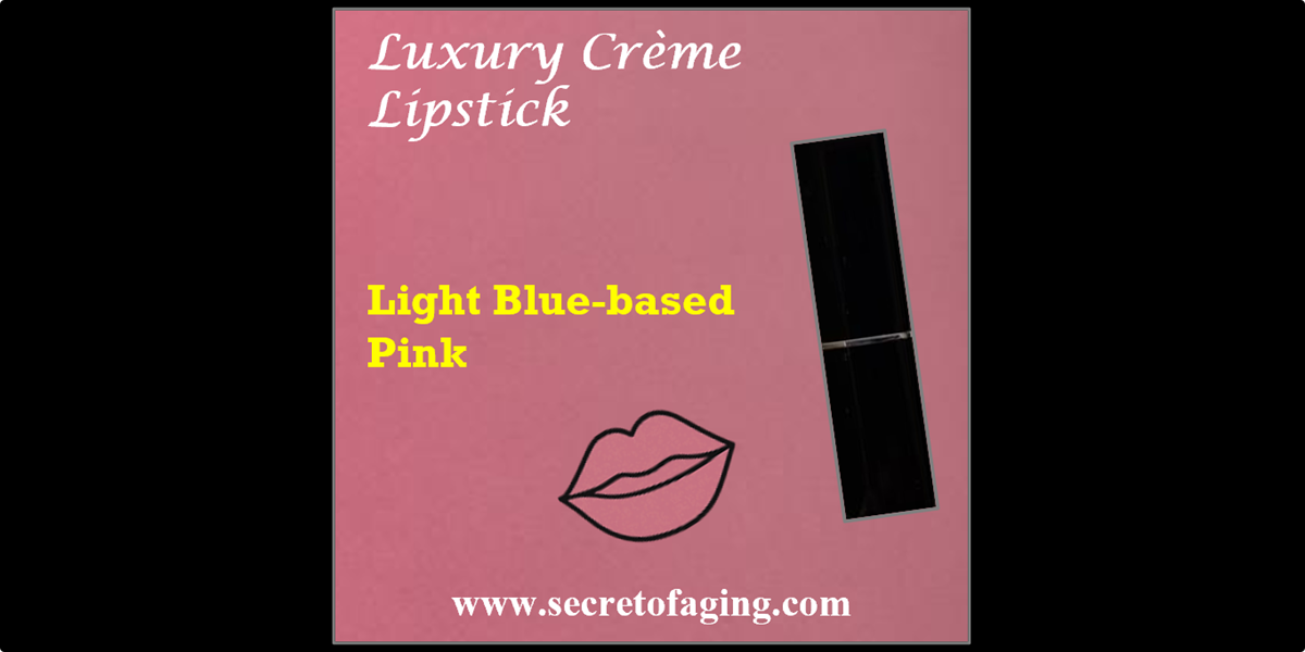 Light Blue-based Pink Luxury Creme Lipstick