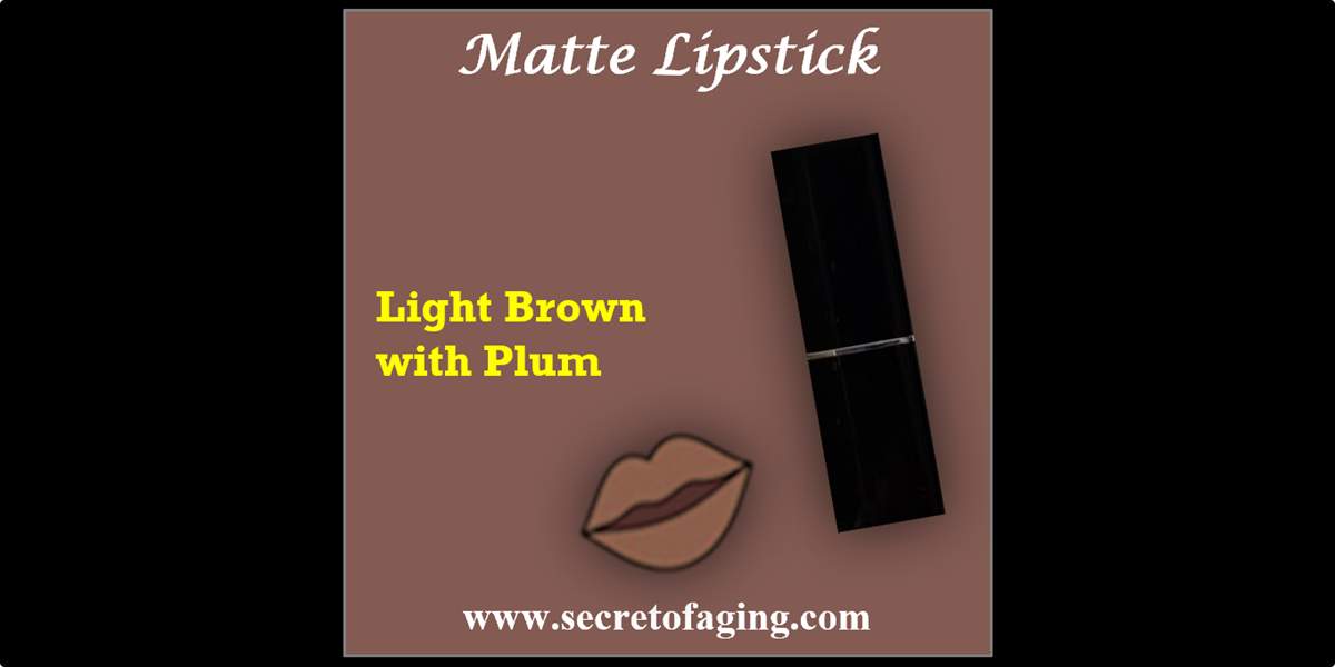 Light Brown with Plum UT Matte Lipstick