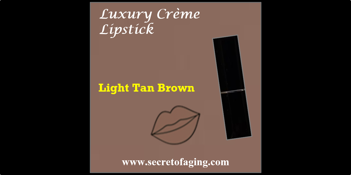 Light Tan Brown Luxury Creme Lipstick