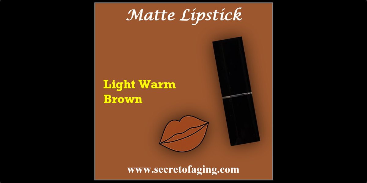 Light Warm Brown Matte Lipstick