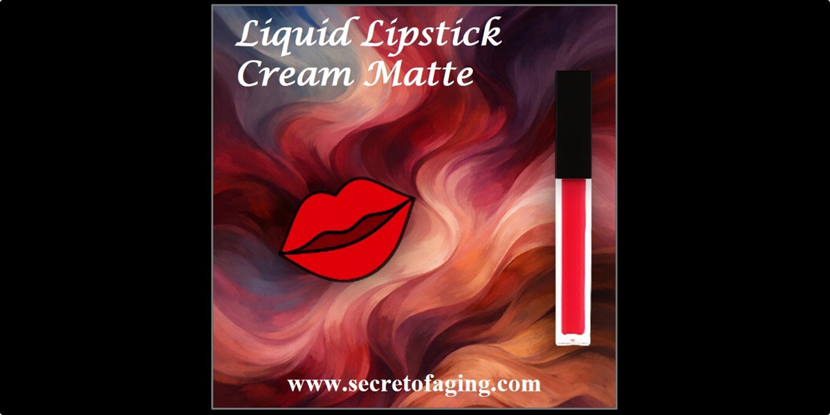 Liquid Lipstick Cream Matte by Secret of Aging