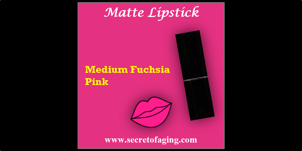 Medium Fuchsia Pink Matte Lipstick