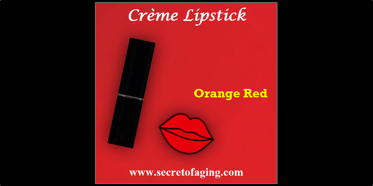 Orange Red Creme Lipstick