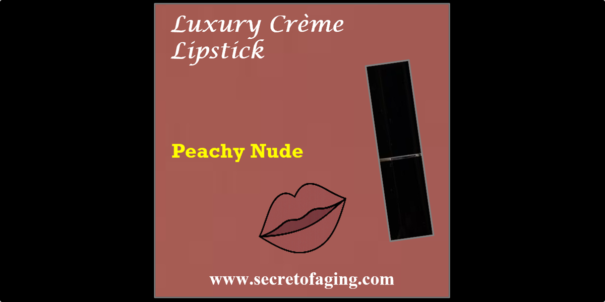 Peachy Nude Luxury Creme Lipstick