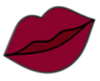 Rich Blue Red Lip