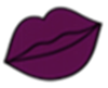 Vibrant Purple with Blue UT Lip