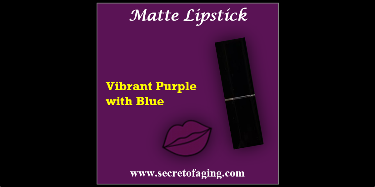 Vibrant Purple with Blue UT Matte Lipstick