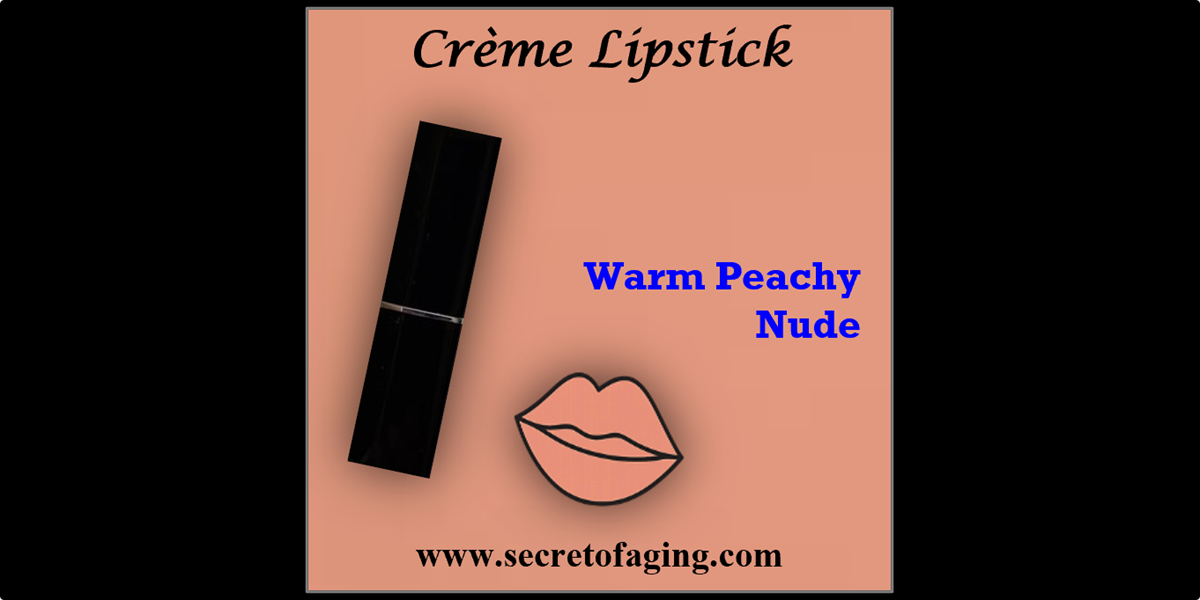 Warm Peachy Nude Creme Lipstick