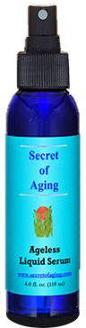 Ageless Liquid Serum Bottle by Secret of Aging