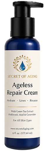 Ageless Repair Cream Bottle by Secret of Aging