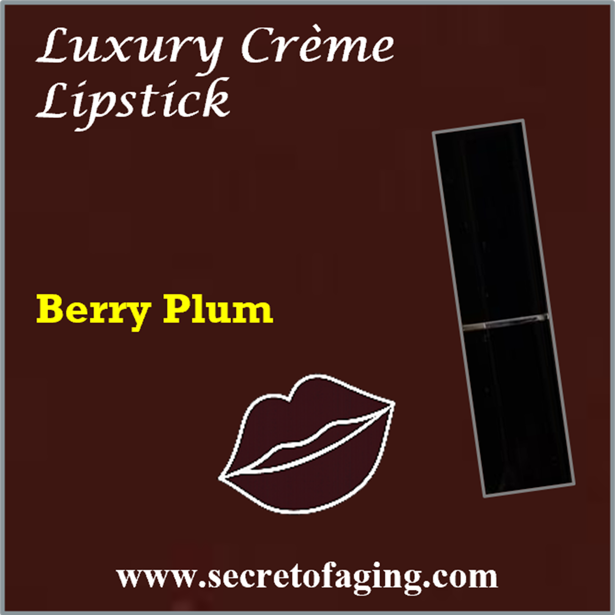 Berry Plum Luxury Creme Lipstick