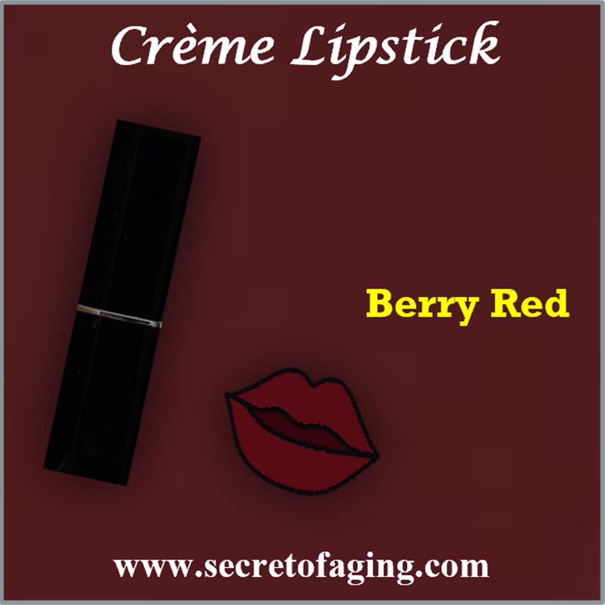 Berry Red Creme Lipstick