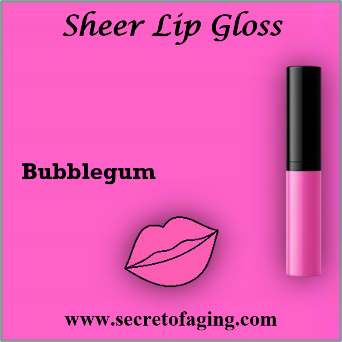 Bubblegum Sheer Lip Gloss