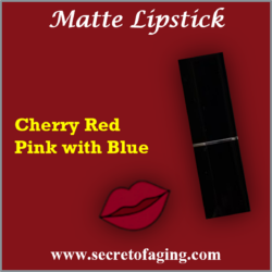 Cherry Red Pink with Blue Undertone