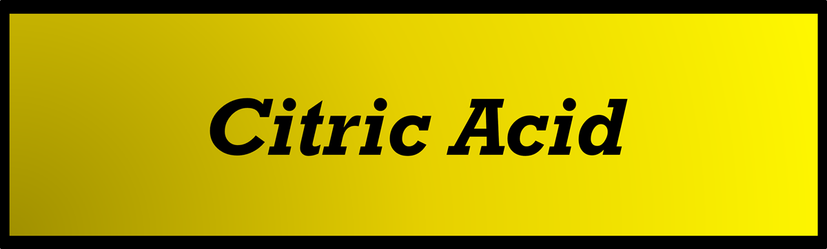 Citric Acid by Secret of Aging