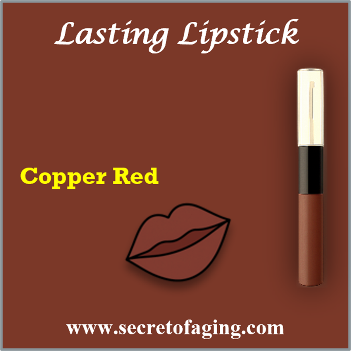 Copper Red Lasting Lipstick