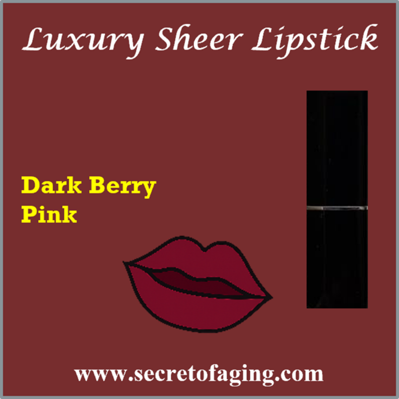 Dark Berry Pink Luxury Sheer Lipstick