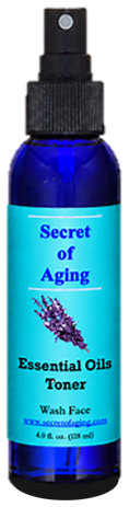 Essential Oils Toner Bottle 4 oz. by Secret of Aging