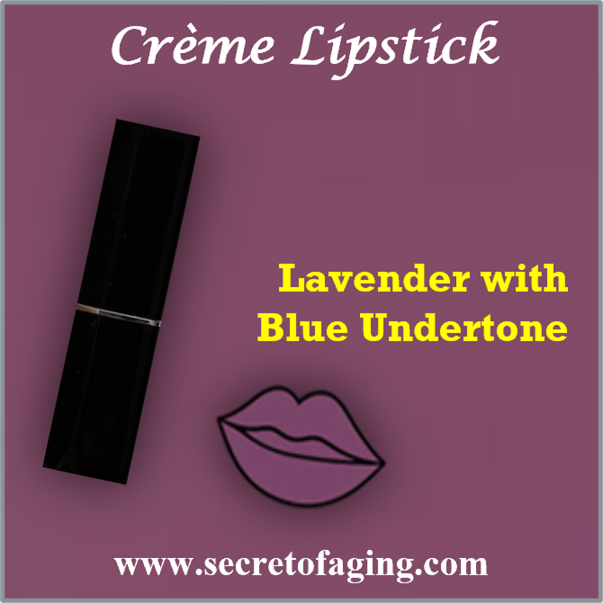 Lavender with Blue Undertone Creme Lipstick