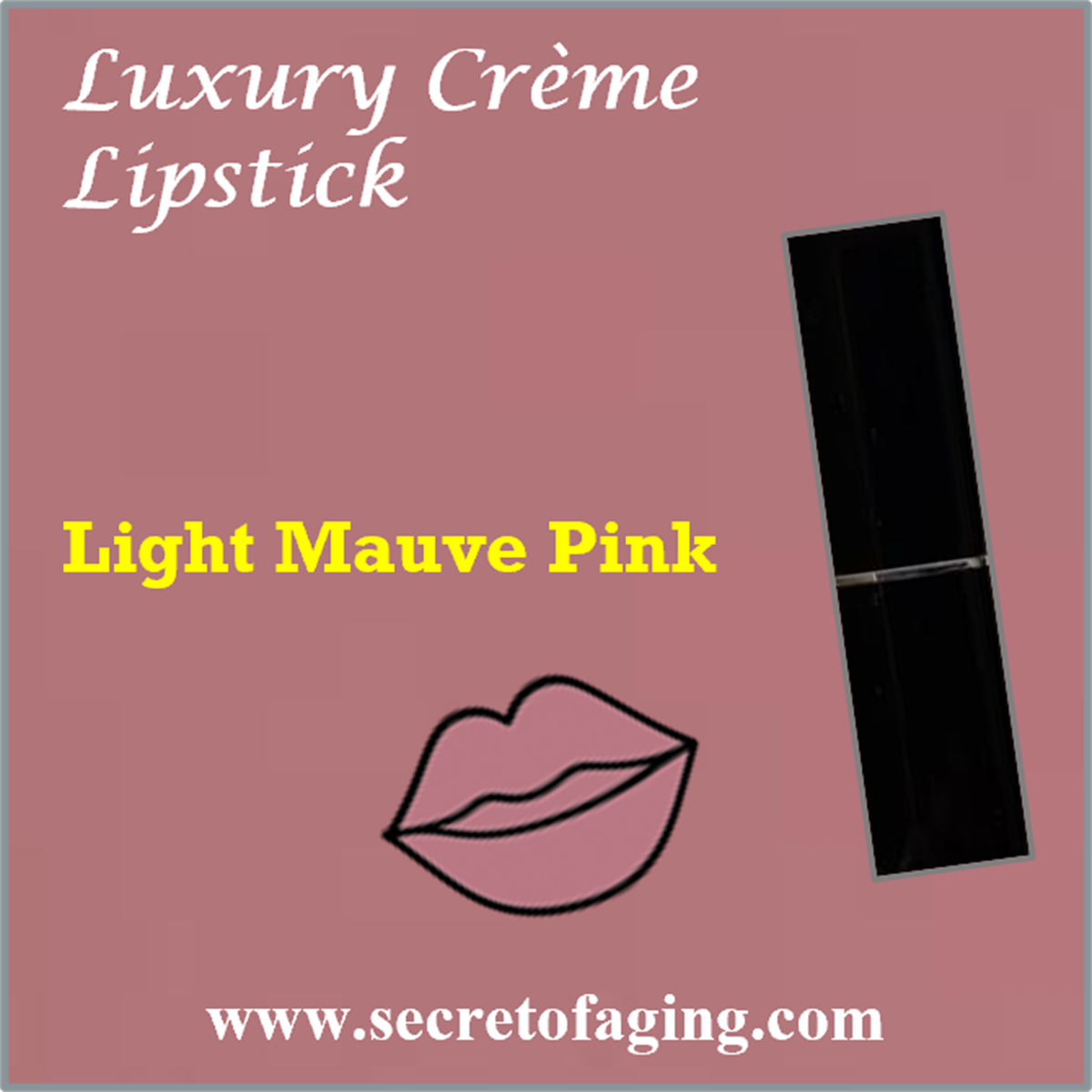 Light Mauve Pink Luxury Creme Lipstick