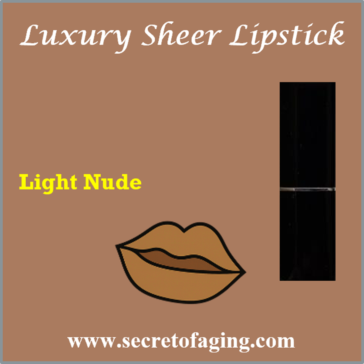 Light Nude Luxury Sheer Lipstick
