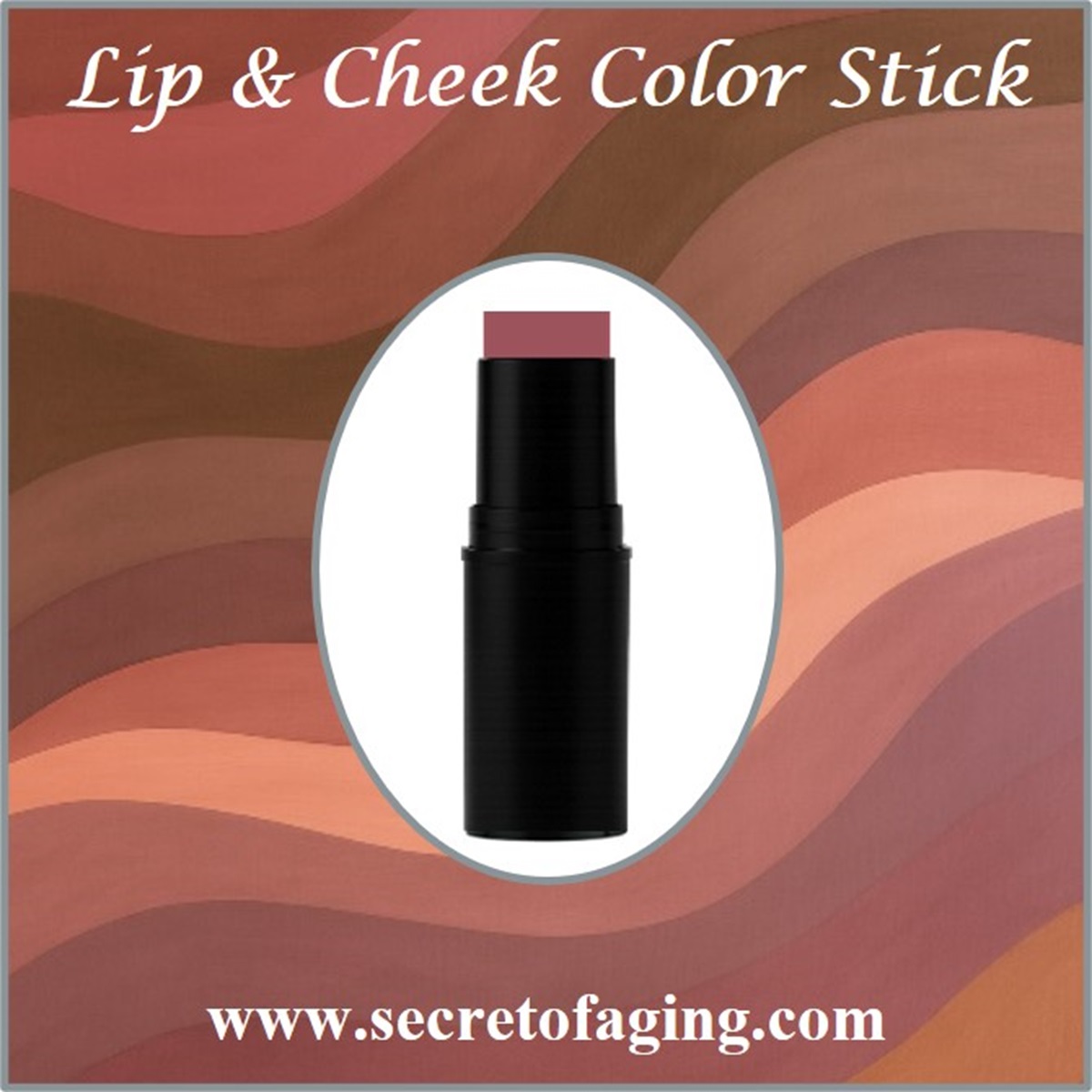 Lip and Cheek Color Stick by Secret of Aging