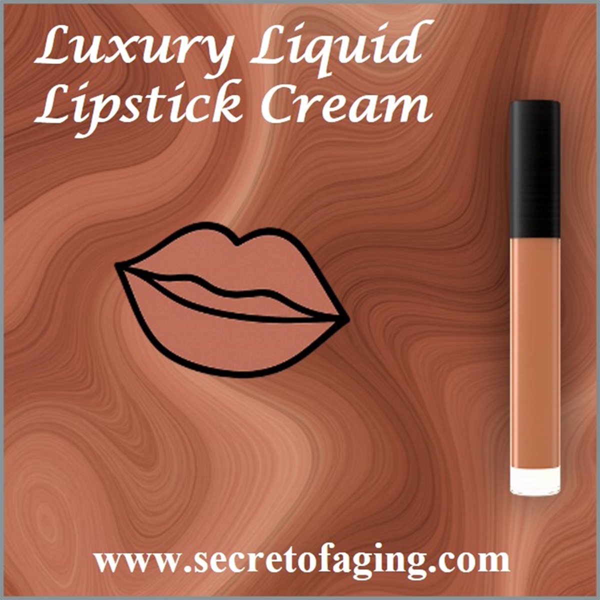Luxury Liquid Lipstick Cream by Secret of Aging