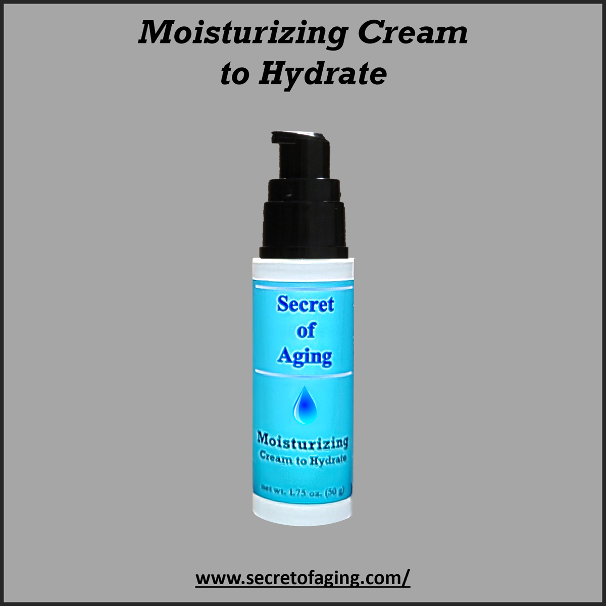 Moisturizing Cream to Hydrate by Secret of Aging
