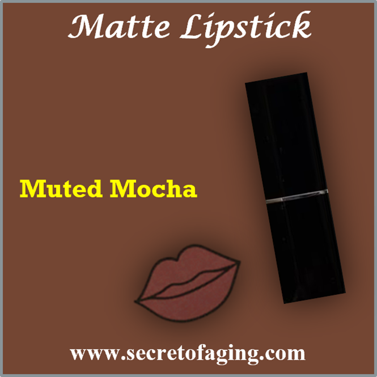 Muted Mocha Matte Lipstick